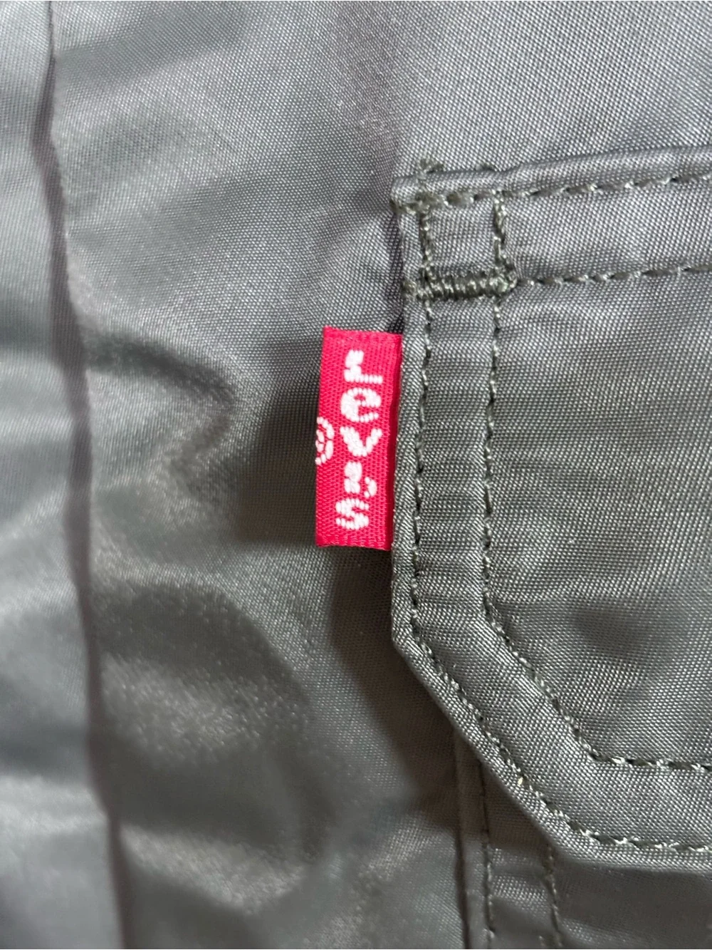 Levi's Type II Sherpa Lined Trucker Jacket Men’s XXL Green/Gray